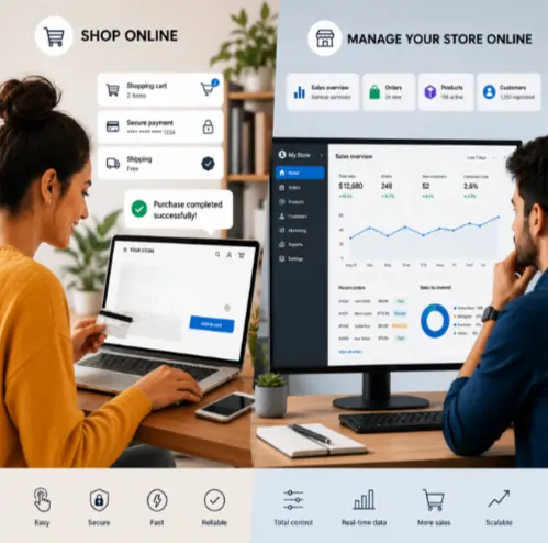 Modern POS dashboards and mobile checkout systems